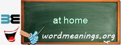 WordMeaning blackboard for at home